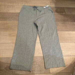 KAREN SCOTT WOMENS GRAY PULL ON JOGGER PANTS GRAY PETITE XL NEW